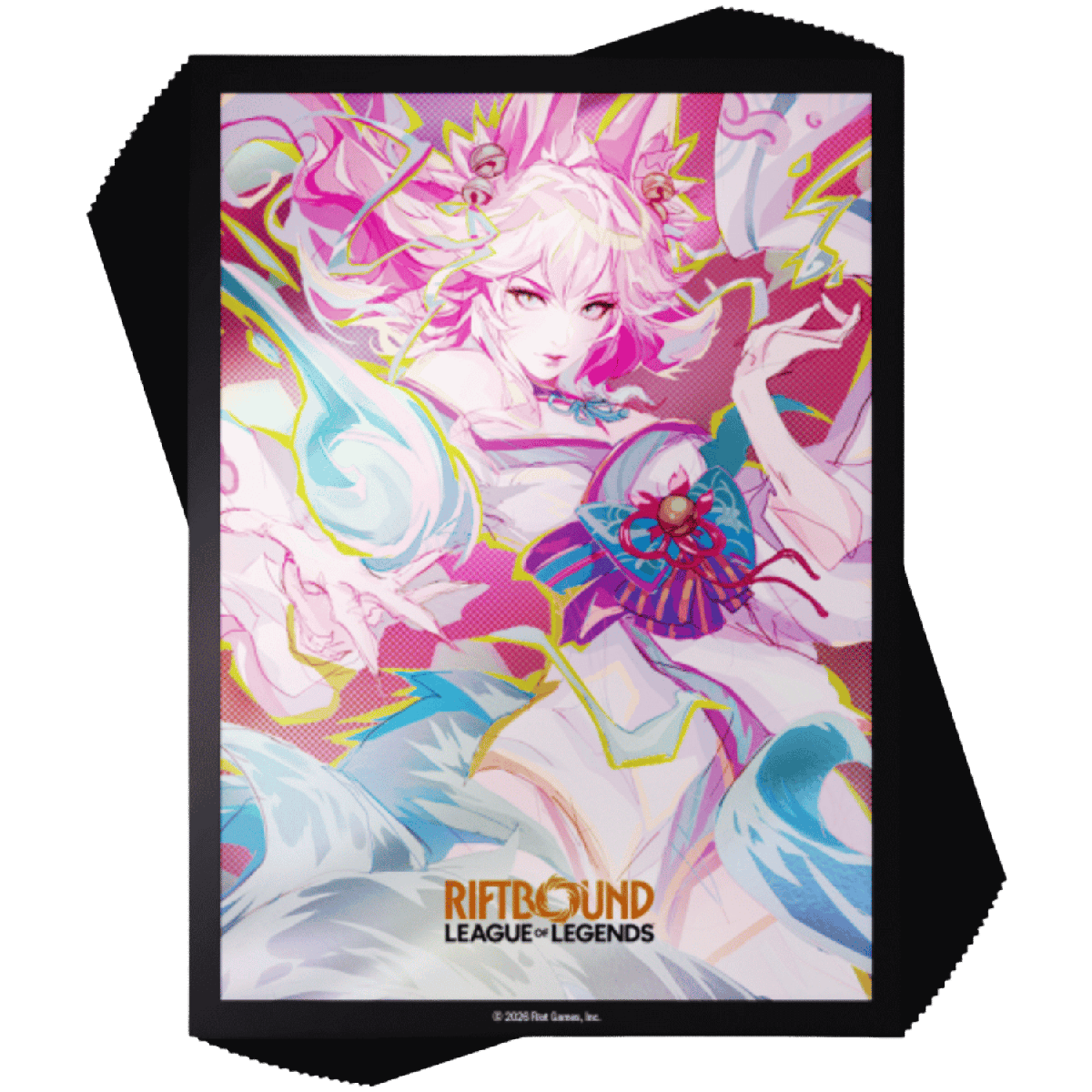 Riftbound TCG League Of Legends Set 2 Spiritforged Art Sleeves Ahri 100Ct UVSRB02AS03