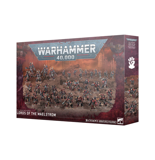 Games Workshop Warhammer 40K Chaos Space Marines Red Corsairs Lords Of The Maelstrom Plastic Box 43-108