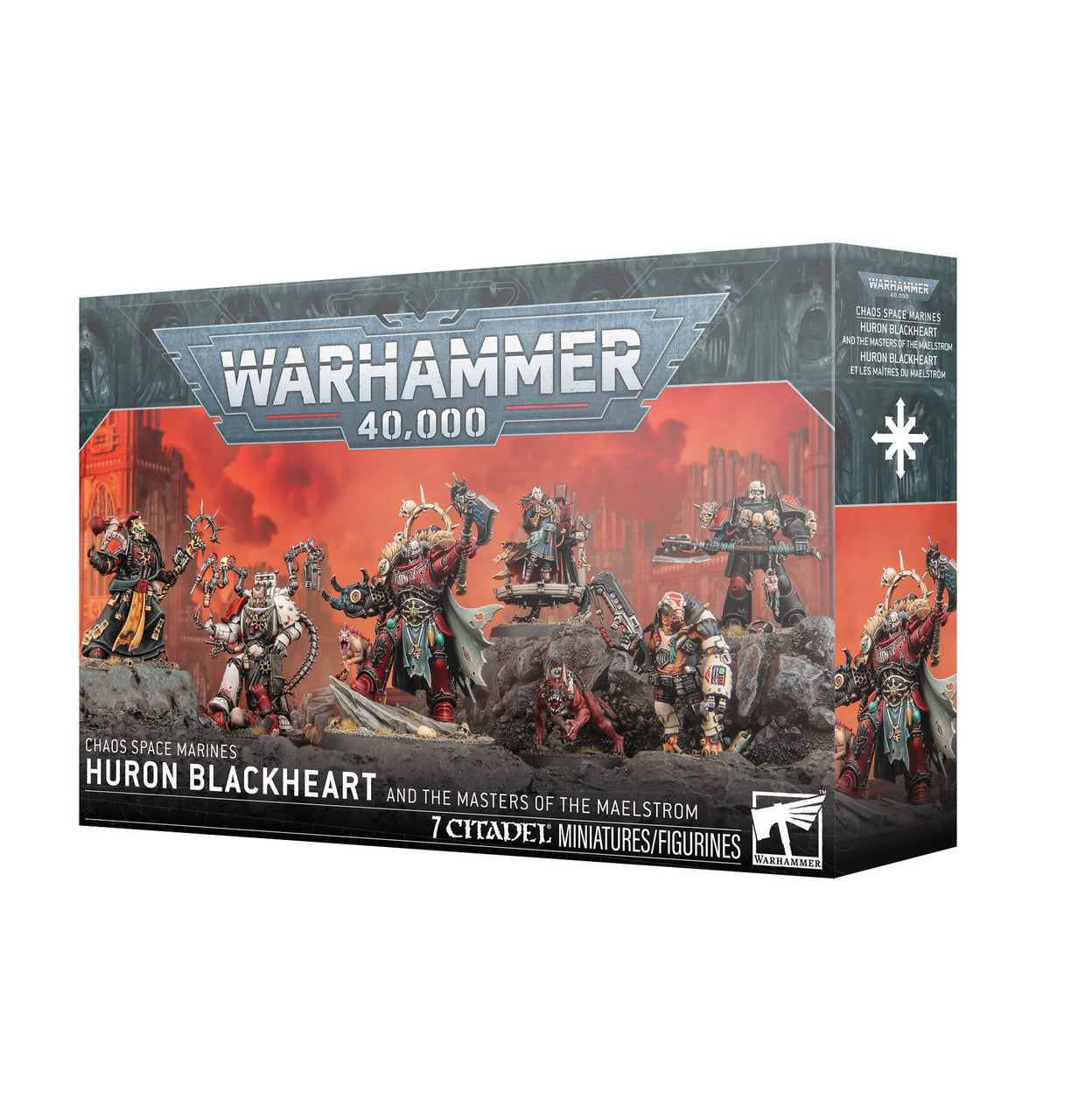 Games Workshop Warhammer 40K Chaos Space Marines Huron Blackheart Plastic Box 43-110