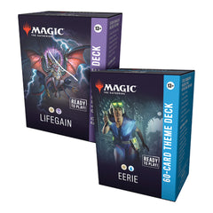 Magic The Gathering Secrets Of Strixhaven Eerie and Lifegain Theme Decks