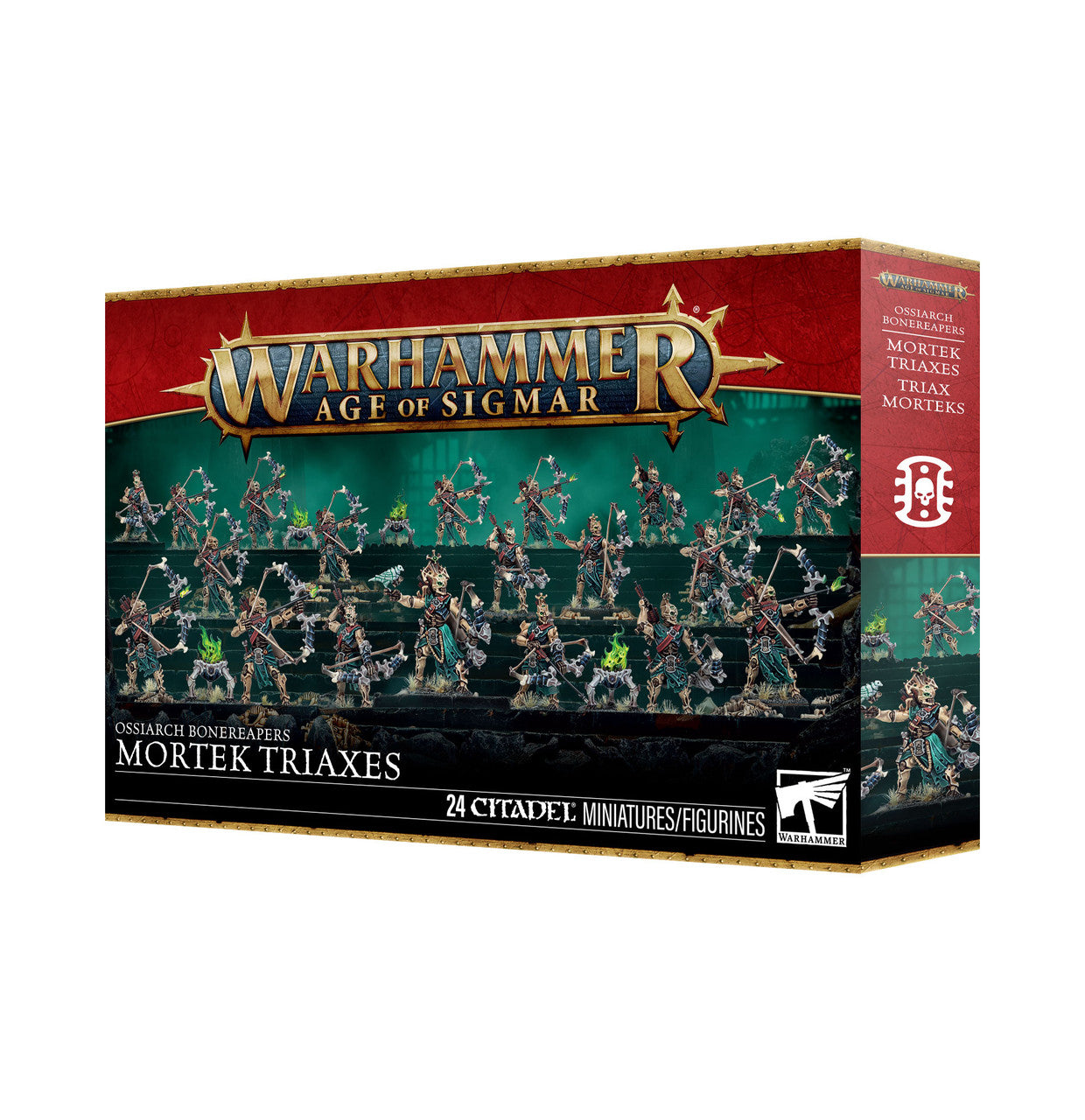 Games Workshop Warhammer Age Of Sigmar Ossiarch Bonereapers Mortek Triaxes Plastic Box 94-45