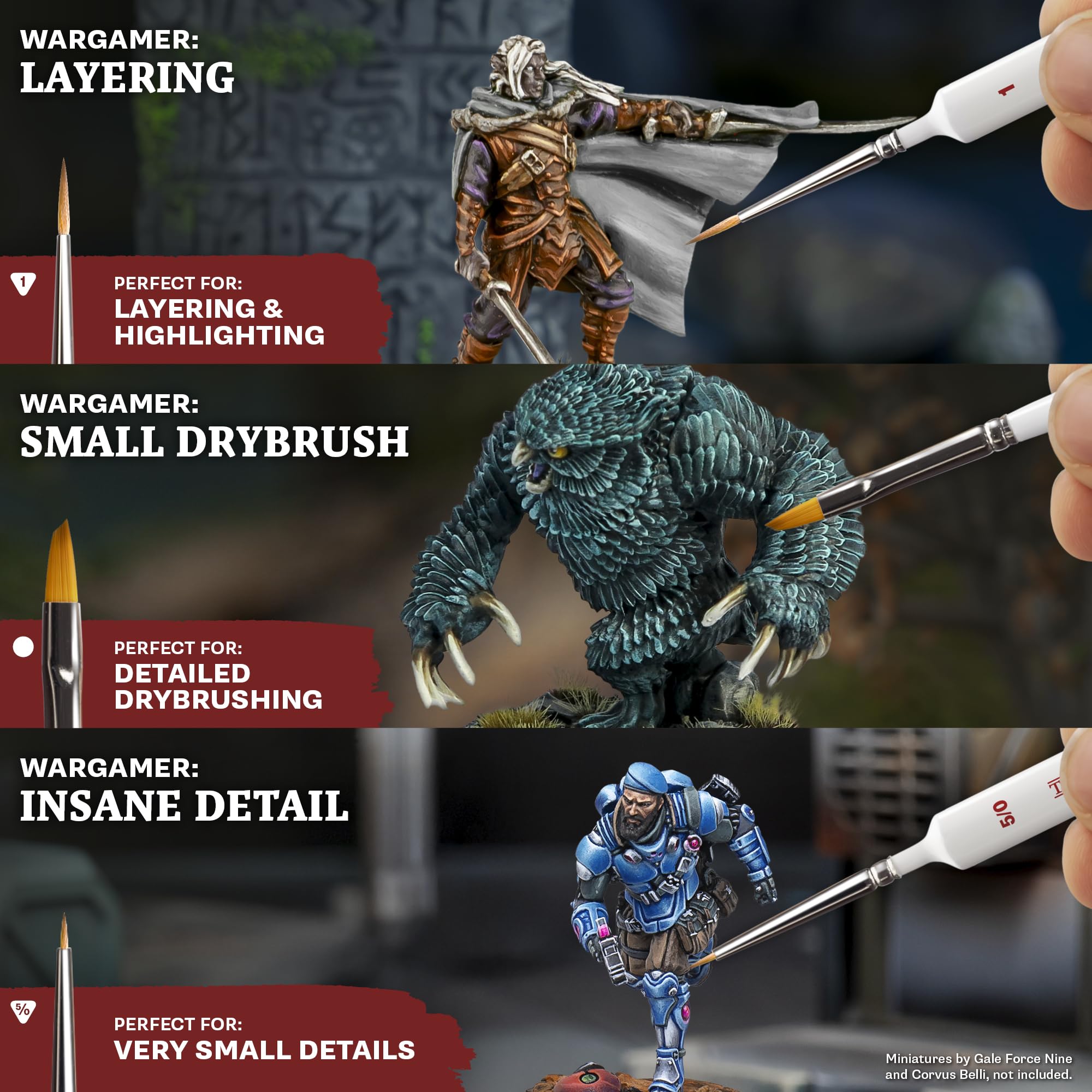 The Army Painter Most Wanted Brush Set