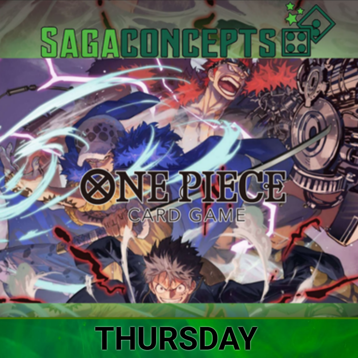04/30/2026 Thu One Piece TCG Tournament Arc at 7 pm Tournament