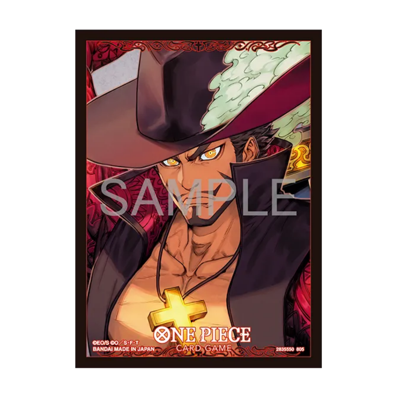 One Piece TCG Sleeve  Set 13 Dracule Mihawk