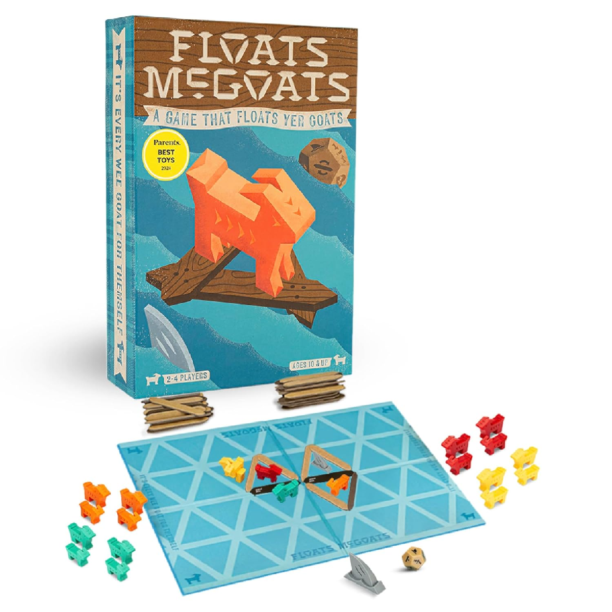 Hootenanny Games Floats McGoats Board Game HG-2204