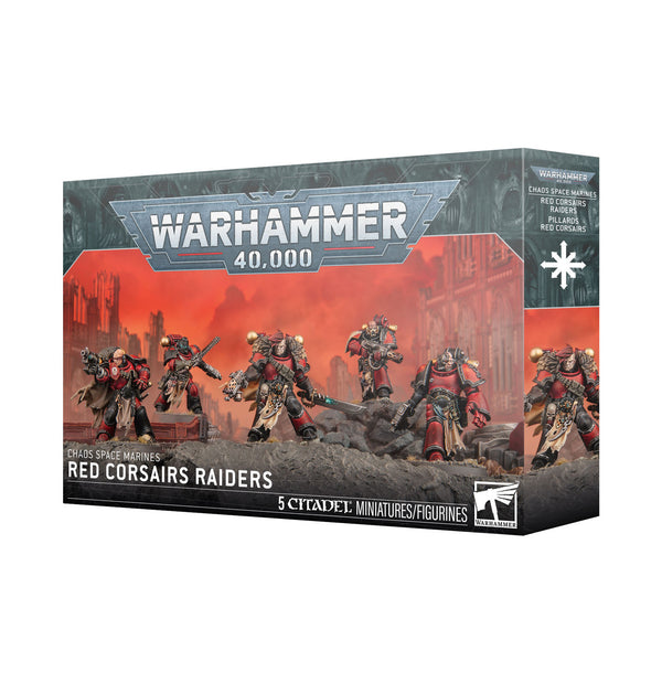 Games Workshop Warhammer 40K Chaos Space Marine Red Corsairs Raiders Plastic Box 43-113