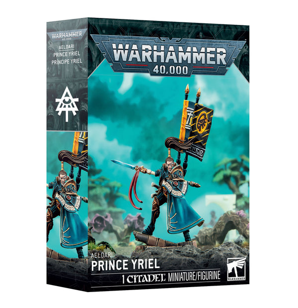 Games Workshop Warhammer 40K Aeldari Prince Yriel Plastic Box 46-82