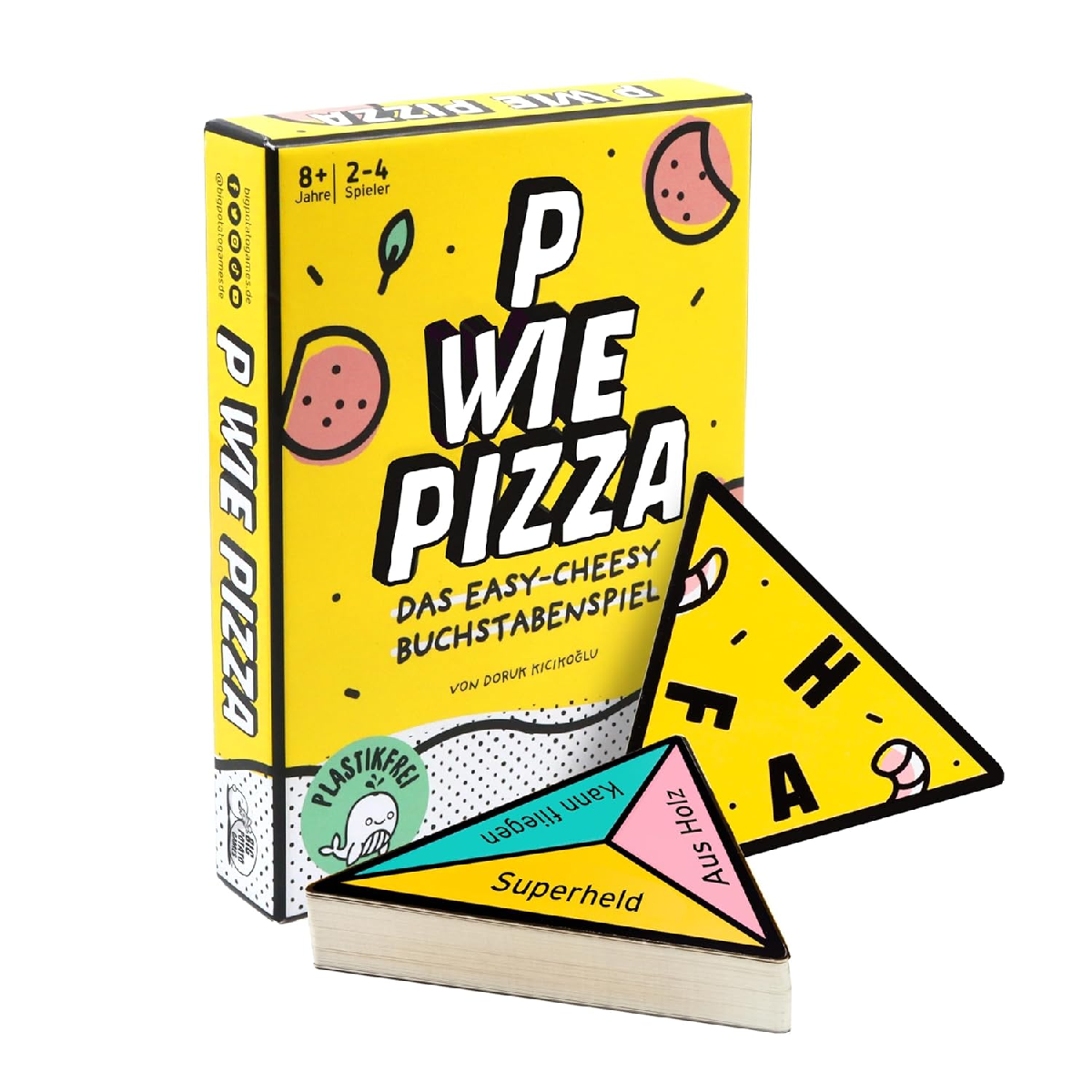 Big Potato P for Pizza Card Game FastPaced Family Party Game with Quick Thinking Challenges PIZ01
