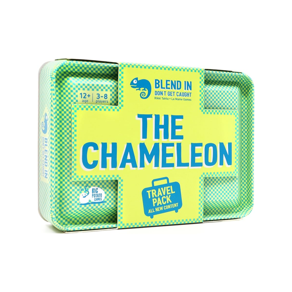 Big Potato The Chameleon Travel Tin Portable Social Deduction Party Game for Travel & Parties CHMTRAV