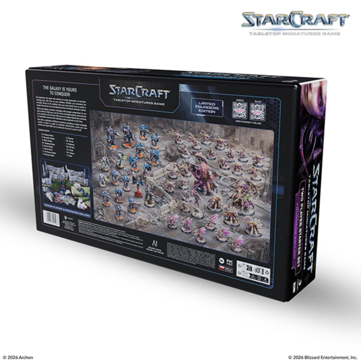 StarCraft Tabletop Miniatures Game Two Player Starter Set Founders Edition ACHSCMG0002