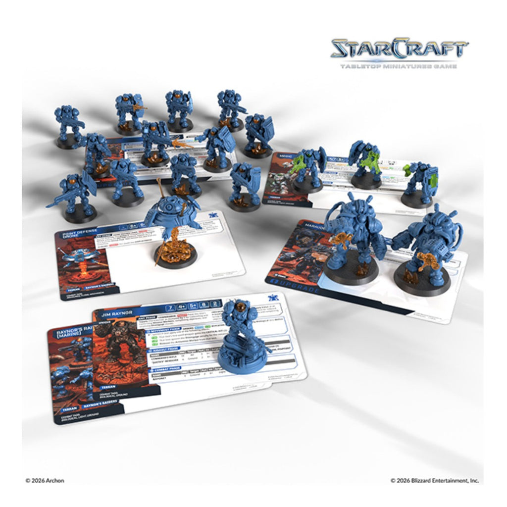 StarCraft Tabletop Miniatures Game Two Player Starter Set Founders Edition ACHSCMG0002
