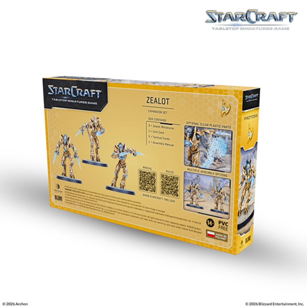 StarCraft Tabletop Miniatures Game Protoss Zealot ACHSCMG0017