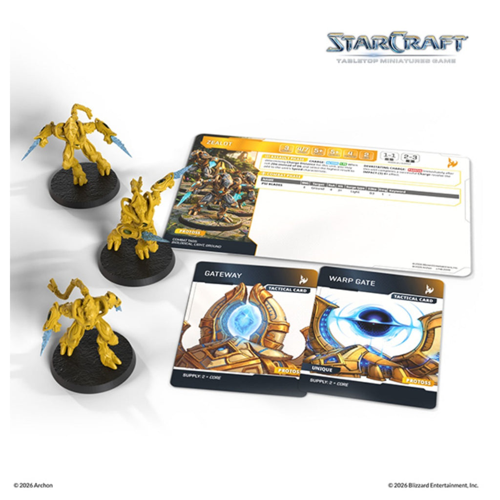StarCraft Tabletop Miniatures Game Protoss Zealot ACHSCMG0017