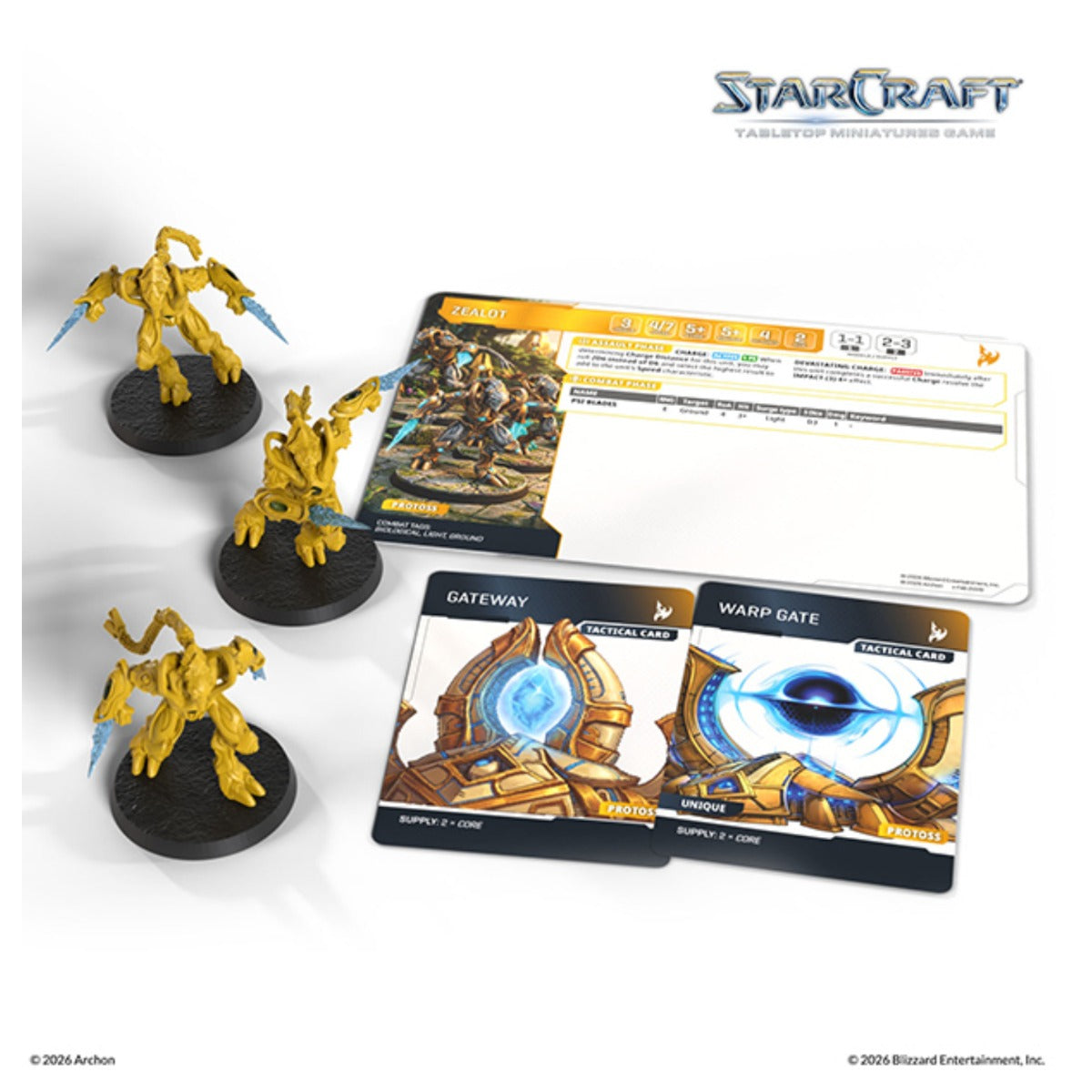 StarCraft Tabletop Miniatures Game Protoss Zealot ACHSCMG0017