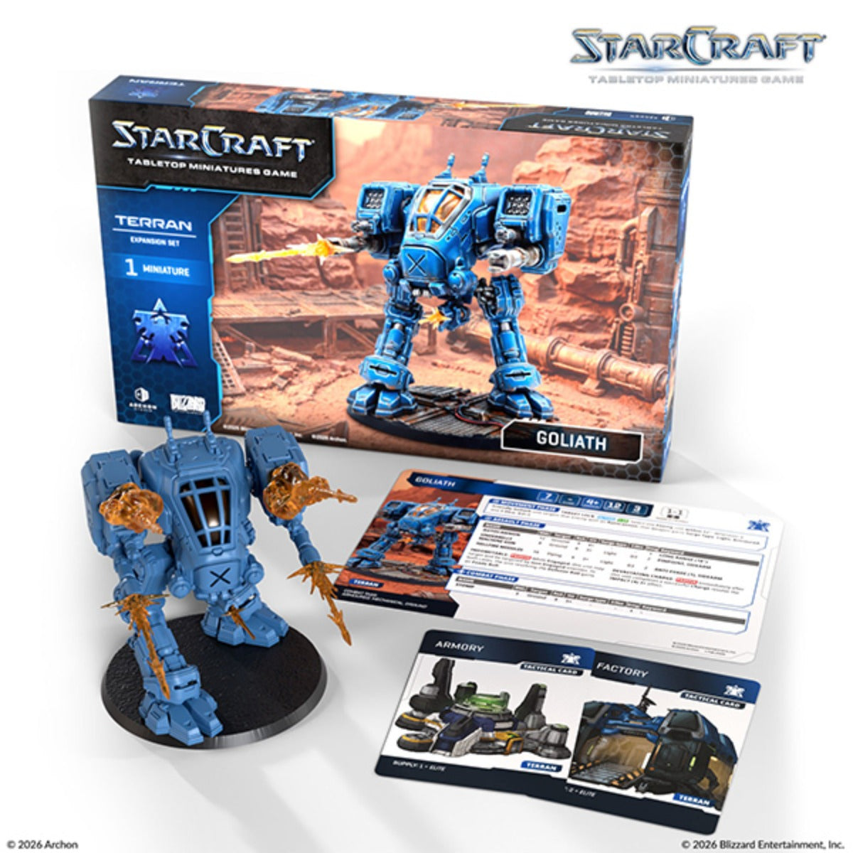 StarCraft Tabletop Miniatures Game Terran Goliath ACHSCMG0015