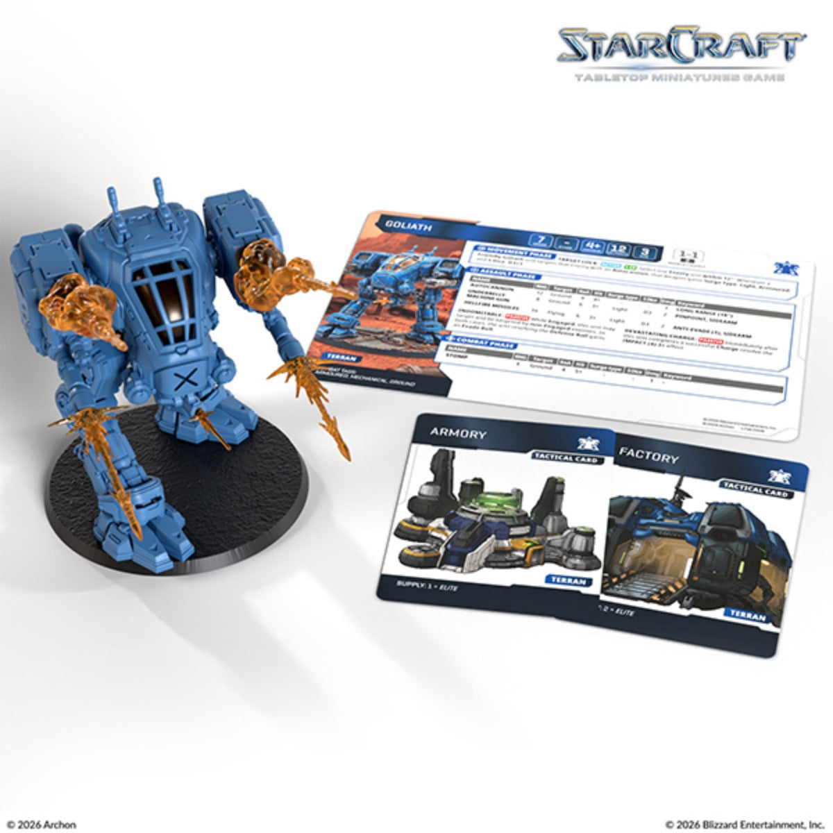 StarCraft Tabletop Miniatures Game Terran Goliath ACHSCMG0015