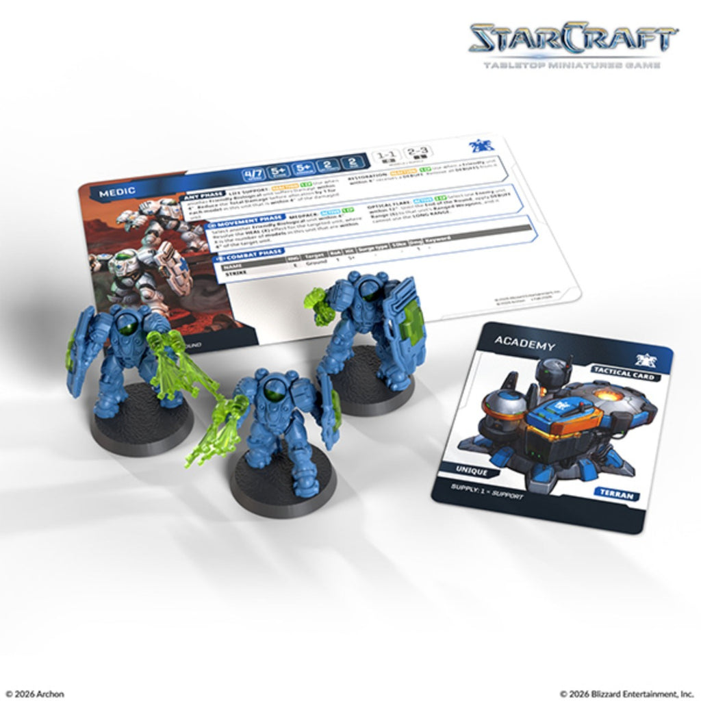 StarCraft Tabletop Miniatures Game Terran Medic ACHSCMG0014