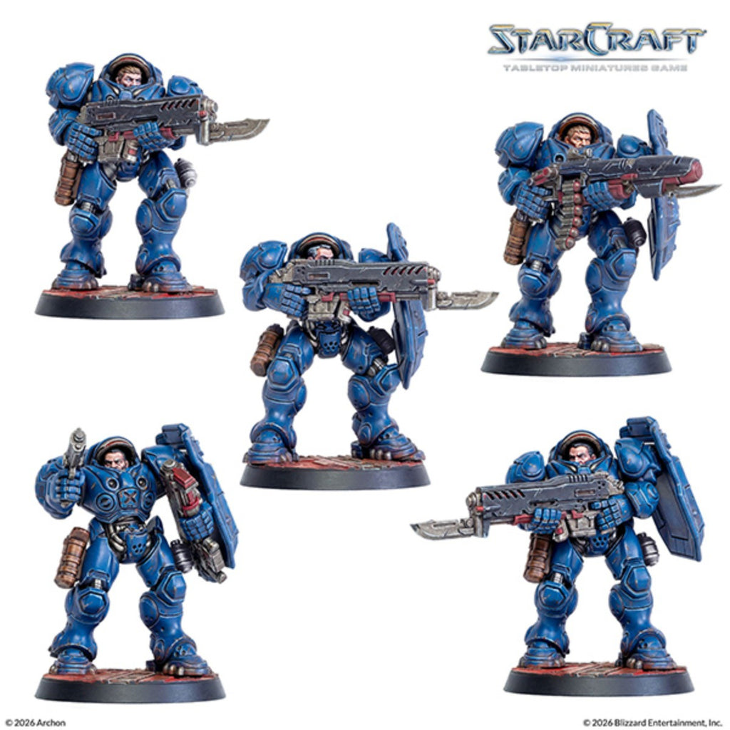 StarCraft Tabletop Miniatures Game Terran Marine ACHSCMG0012