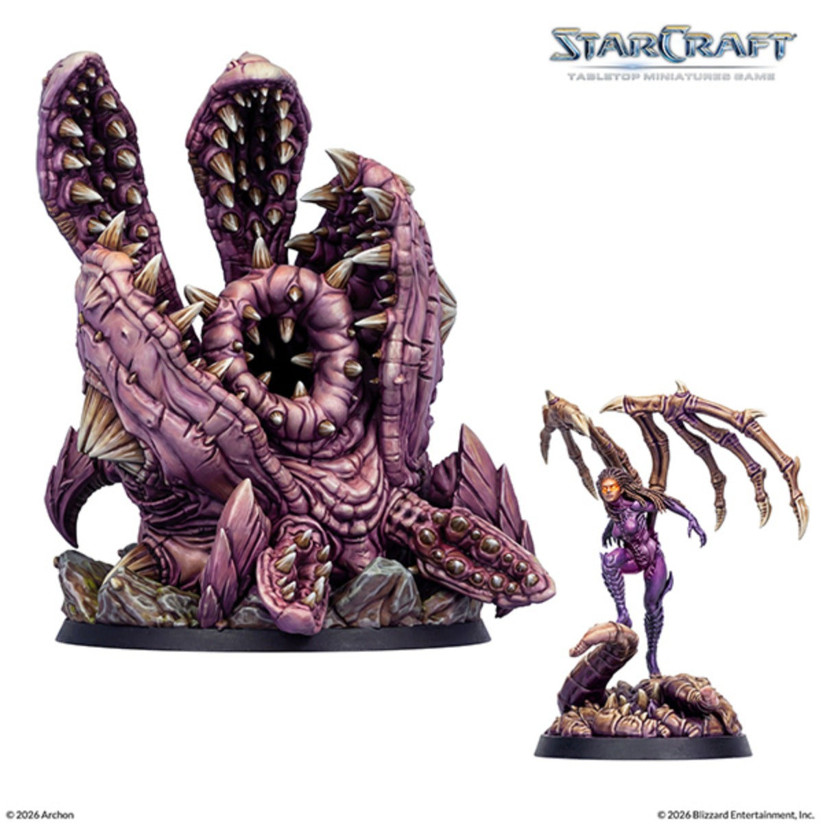 StarCraft Tabletop Miniatures Game Zerg Kerrigan & Omega Worm ACHSCMG0011
