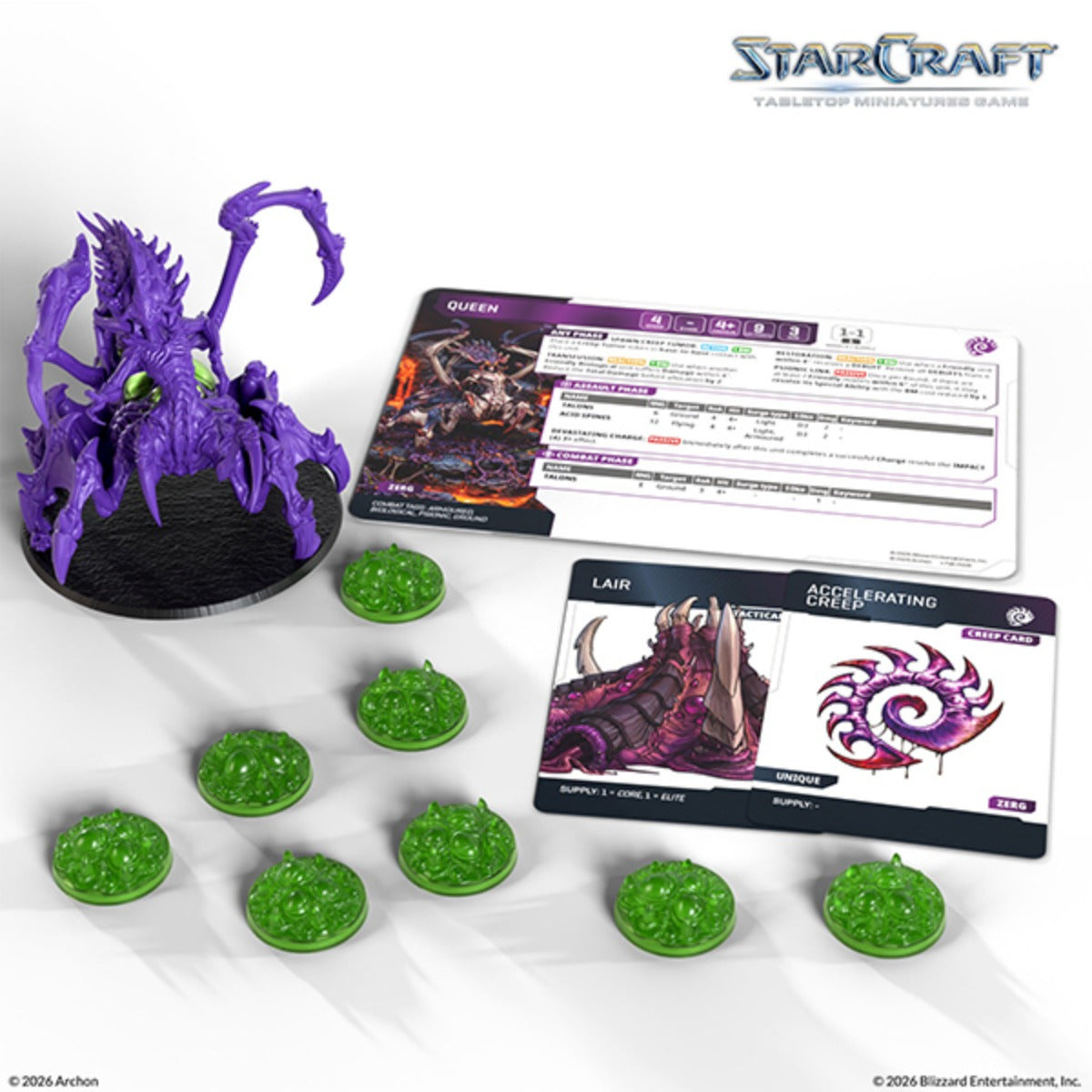 StarCraft Tabletop Miniatures Game Zerg Queen ACHSCMG0010