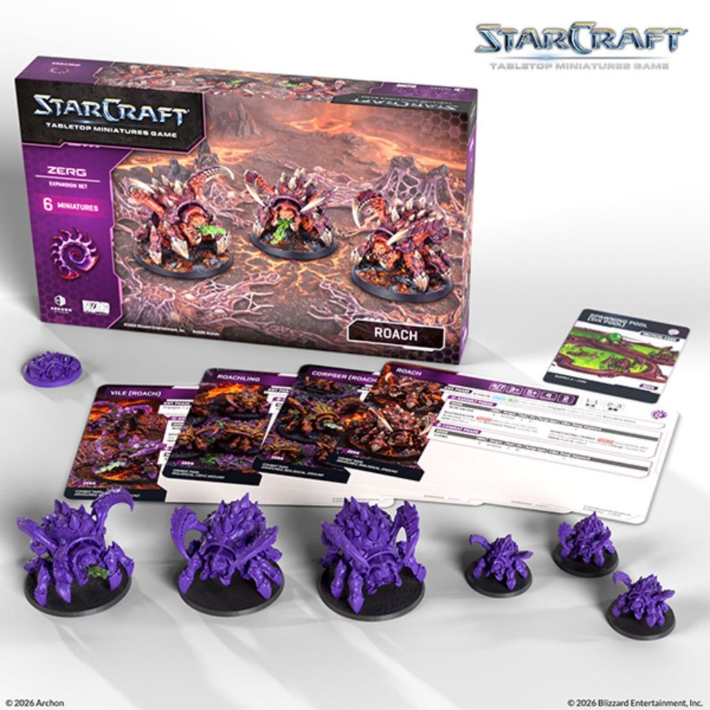 StarCraft Tabletop Miniatures Game Zerg Roach ACHSCMG0009