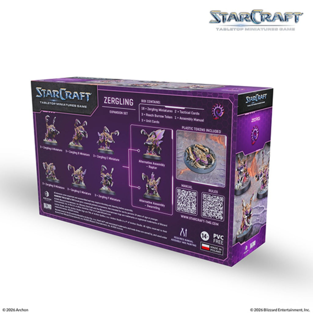 StarCraft Tabletop Miniatures Game Zerg Zergling ACHSCMG0008