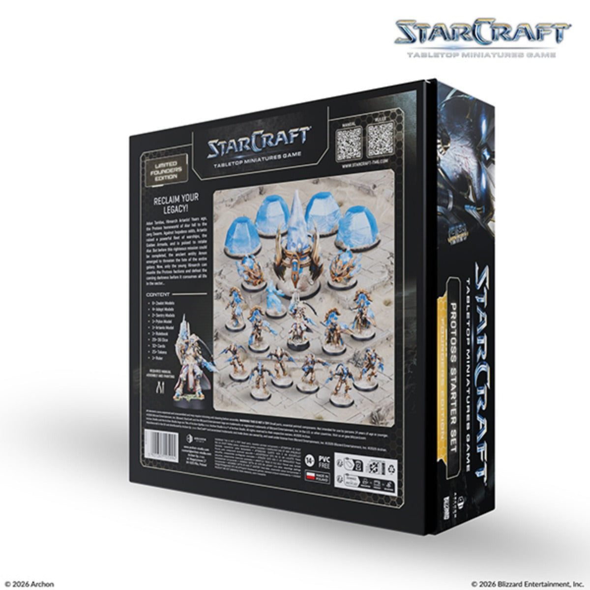 StarCraft Tabletop Miniatures Game Protoss Starter Set Founders Edition ACHSCMG0003