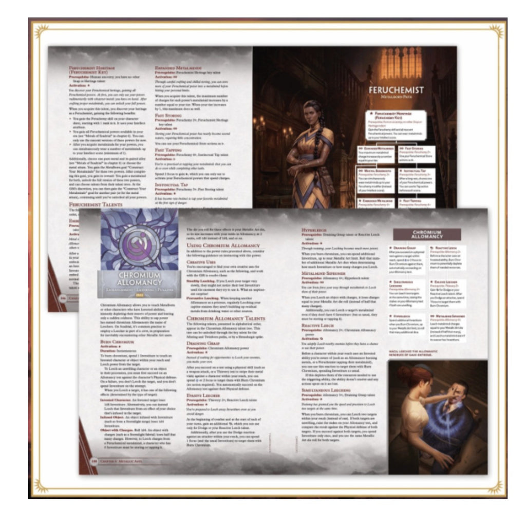 Cosmere RPG Mistborn Handbook Tabletop Role Playing Games BGM9032