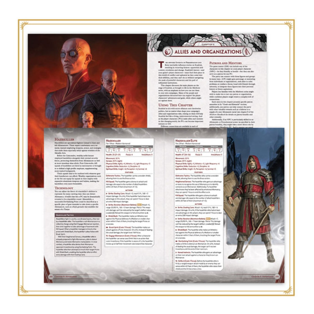 Cosmere RPG Mistborn World Guide Tabletop Role Playing Games BGM9049