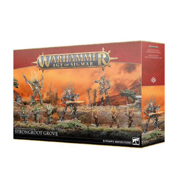 Games Workshop Warhammer Age Of Sigmar Sylvaneth Strongroot Grove Plastic Box 92-32