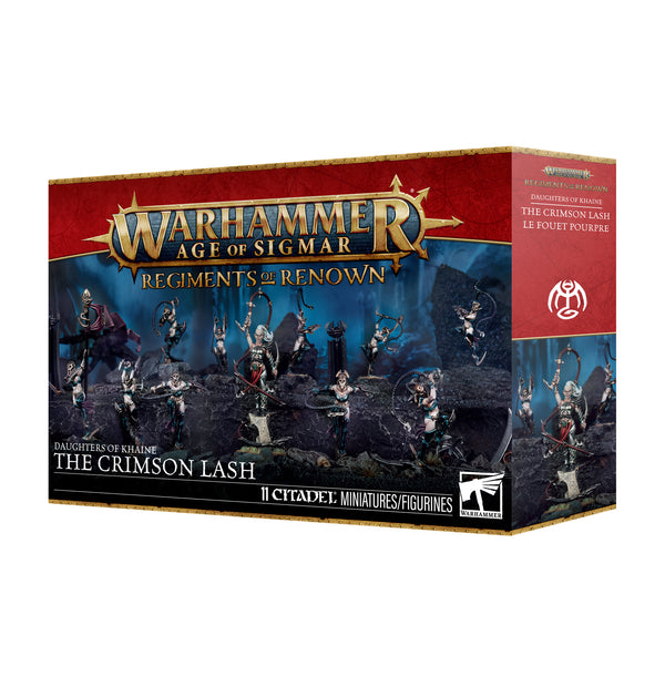 Games Workshop Warhammer Age Of Sigmar Daughters Of Khaine The Crimson Lash Plastic Box 85-25