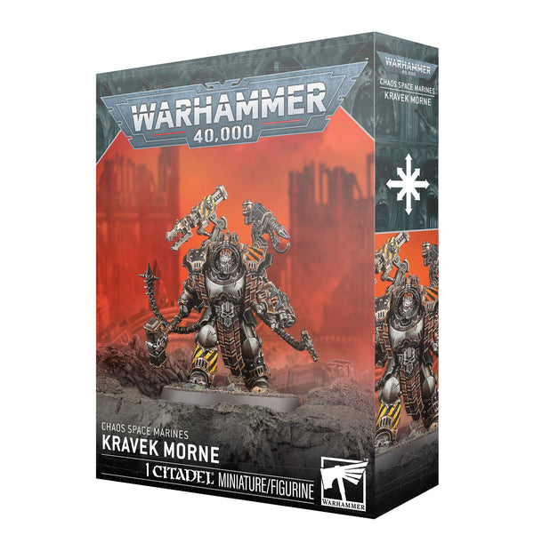Games Workshop Warhammer 40K Chaos Space Marines Kravek Morne Plastic Box GW-2026-43-33