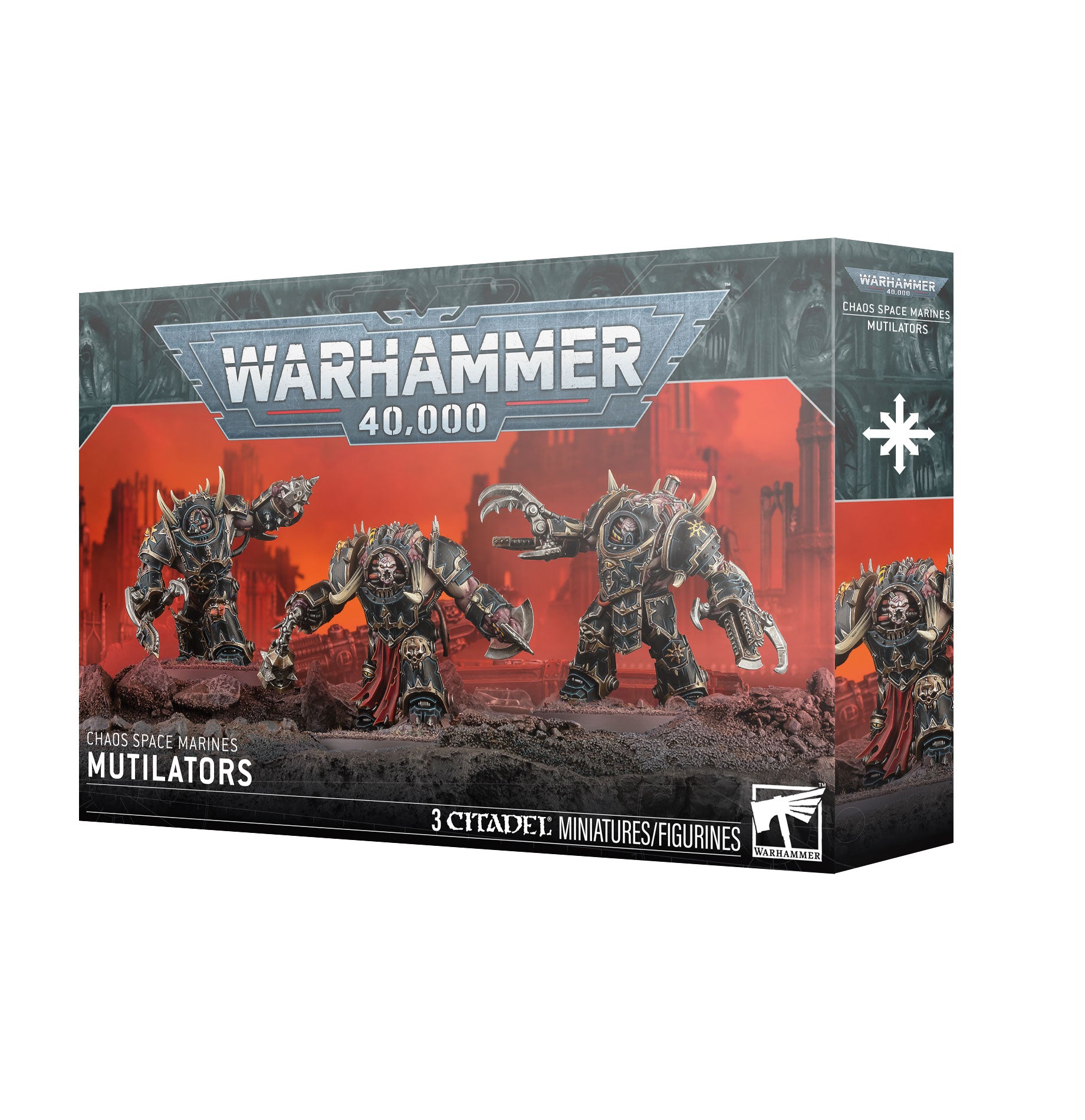Games Workshop Warhammer 40K Chaos Space Marines Mutilators Plastic Box GW-2026-43-43