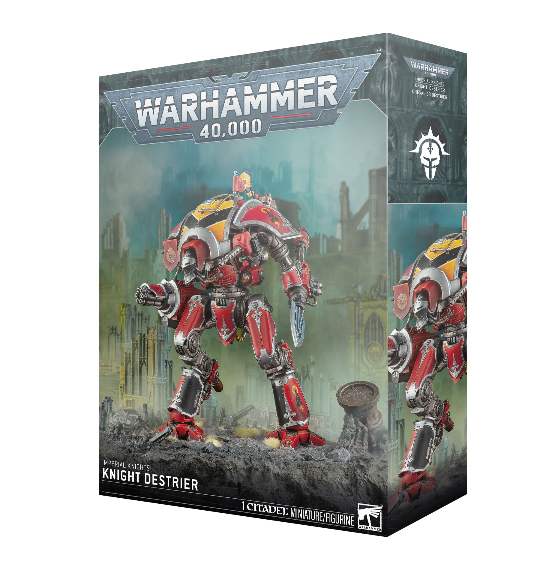 Games Workshop Warhammer 40K Imperial Knights Imperial Knights Knight Destrier Plastic Box 54-24