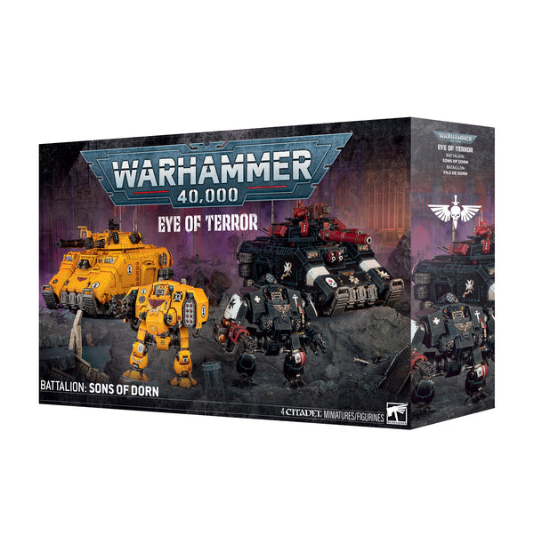 Games Workshop Warhammer 40K Eye Of Terror Battalion Sons Of Dorn Plastic Box 55-33