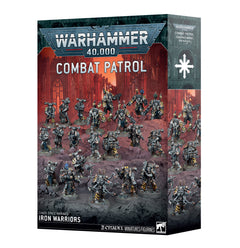Games Workshop Warhammer 40K Chaos Space Marines Combat Patrol Iron Warriors Plastic Box 73-434