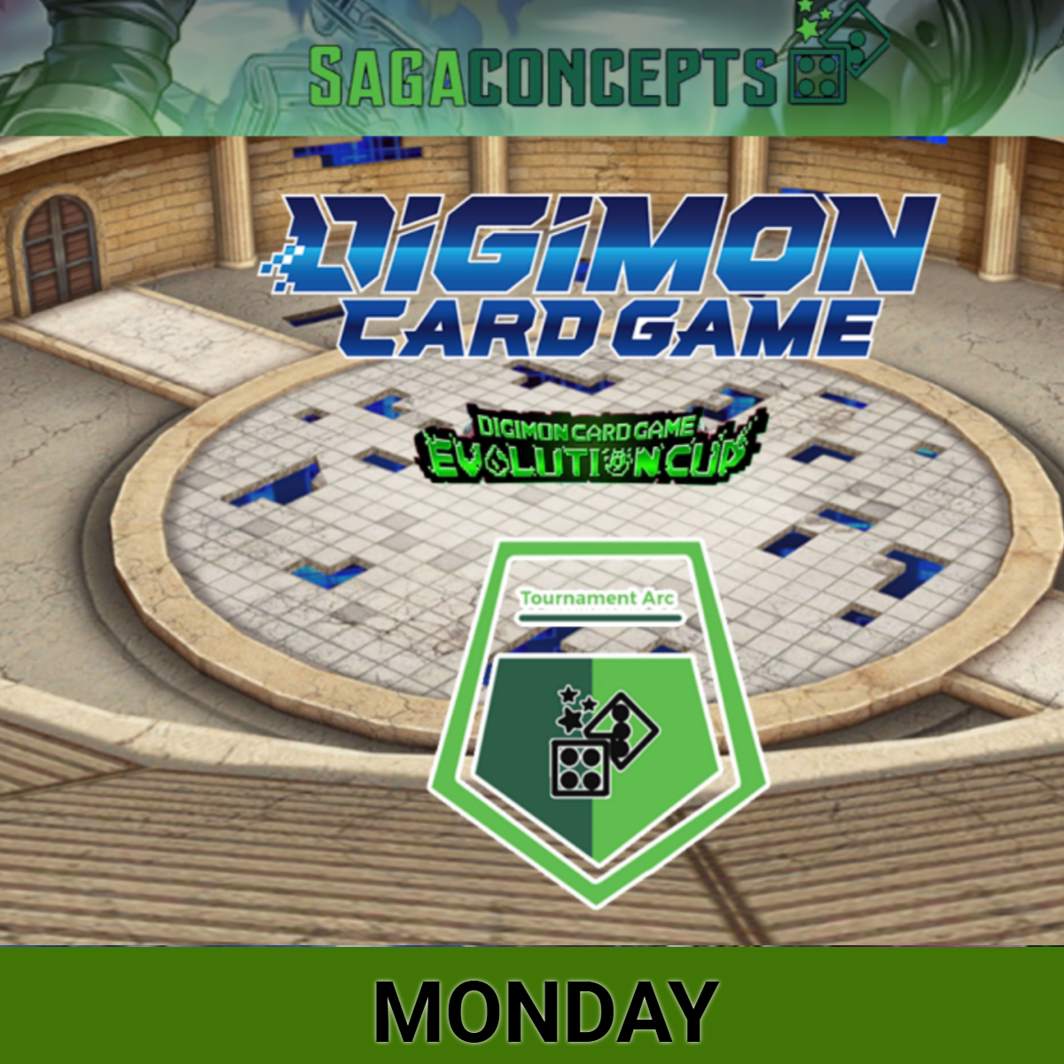 04/27/2026 Mon Digimon TCG Evolution Cup 2026 Vol 1. at 7 pm Tournament