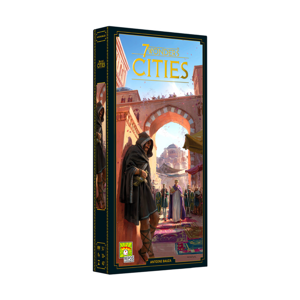 Asmodee 7 Wonders Cities New Edition Expansion Strategy Board Game for Adults and Family Ages 10+ for 3 to 7 Players Average Playtime 45 Minutes
