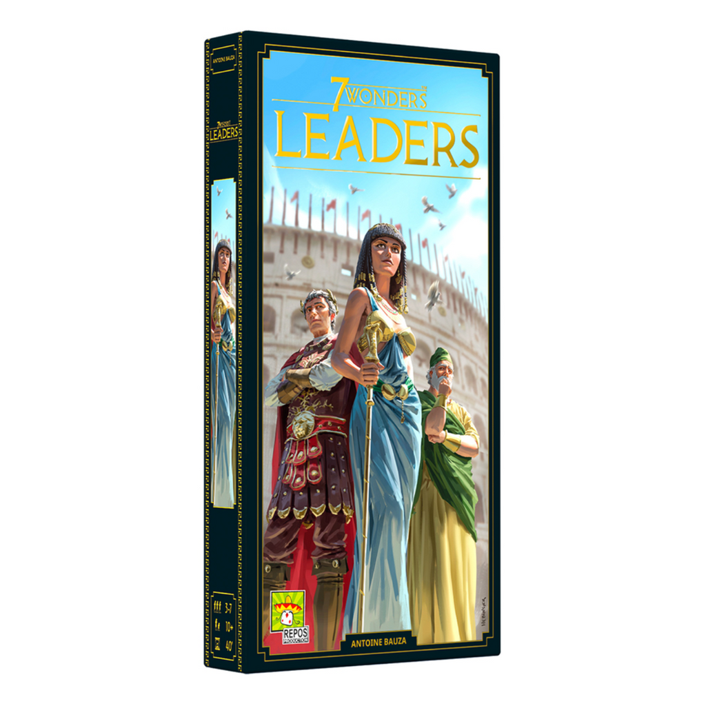 Asmodee 7 Wonders Leaders New Edition Expansion Strategy Board Game for Adults and Family Ages 10+ for 3 to 7 Players Average Playtime 45 Minutes SV02EN