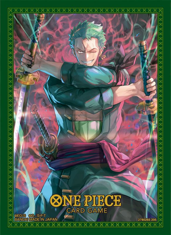 One Piece TCG: Official Sleeves Set 11 Roronoa Zoro BJP9050340-RoronoaZoro