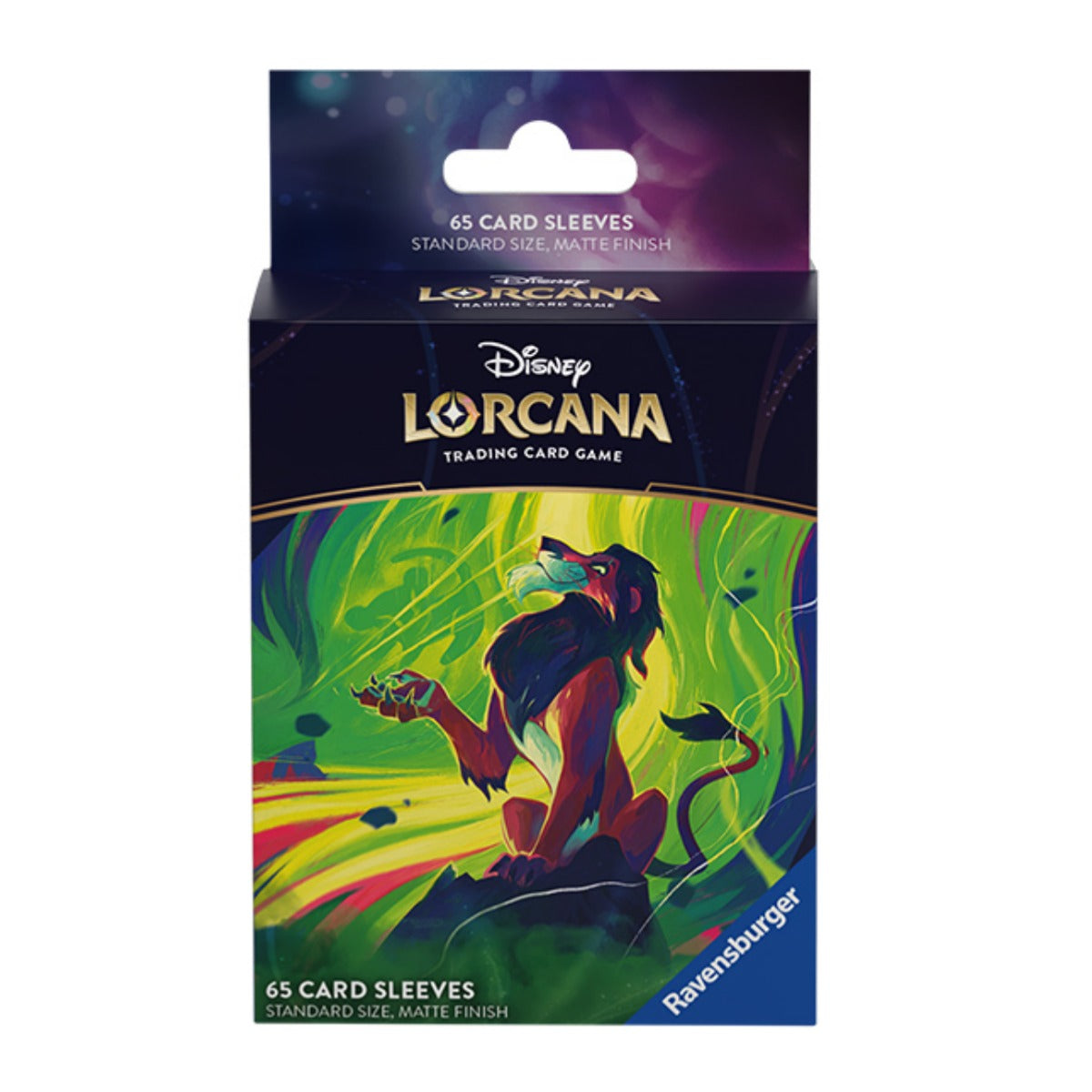 Disney Lorcana TCG Azurite Sea Card Sleeves Scar DSNYLOR6-SLVE-Scar