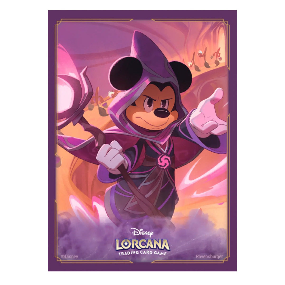 Disney Lorcana TCG Reign of Jafar Sleeves Mickey Mouse Wayward Sorcerer DSNYLOR8-SLVE-MickeyMouse