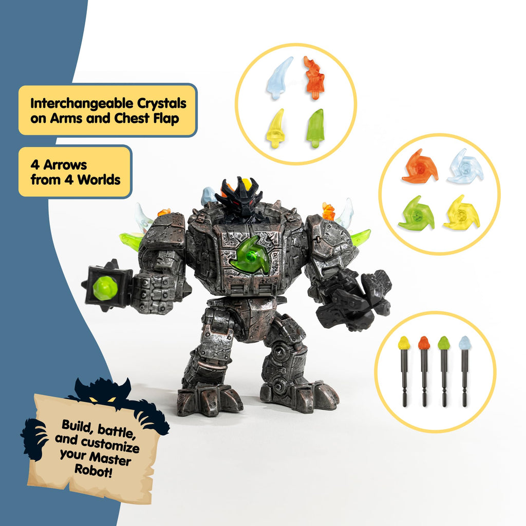 Schleich Eldrador Master Robot With Mini Creature Robot Playset Multiple Weapons Included
