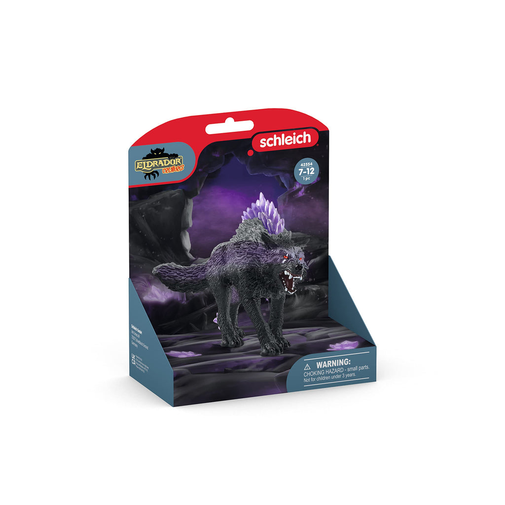 Schleich Eldrador Shadow World Shadow Wolf Figurine