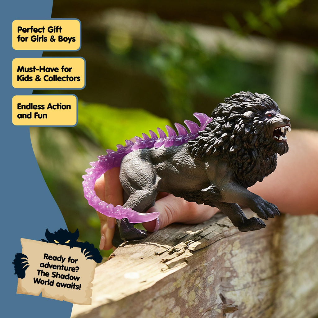 Schleich Eldrador Shadow World Shadow Lion Figurine