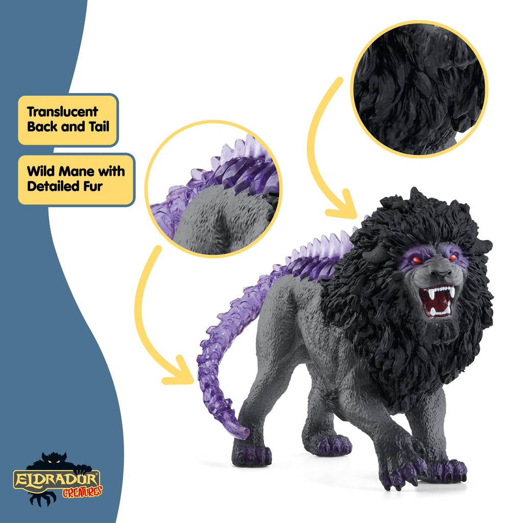 Schleich Eldrador Shadow World Shadow Lion Figurine