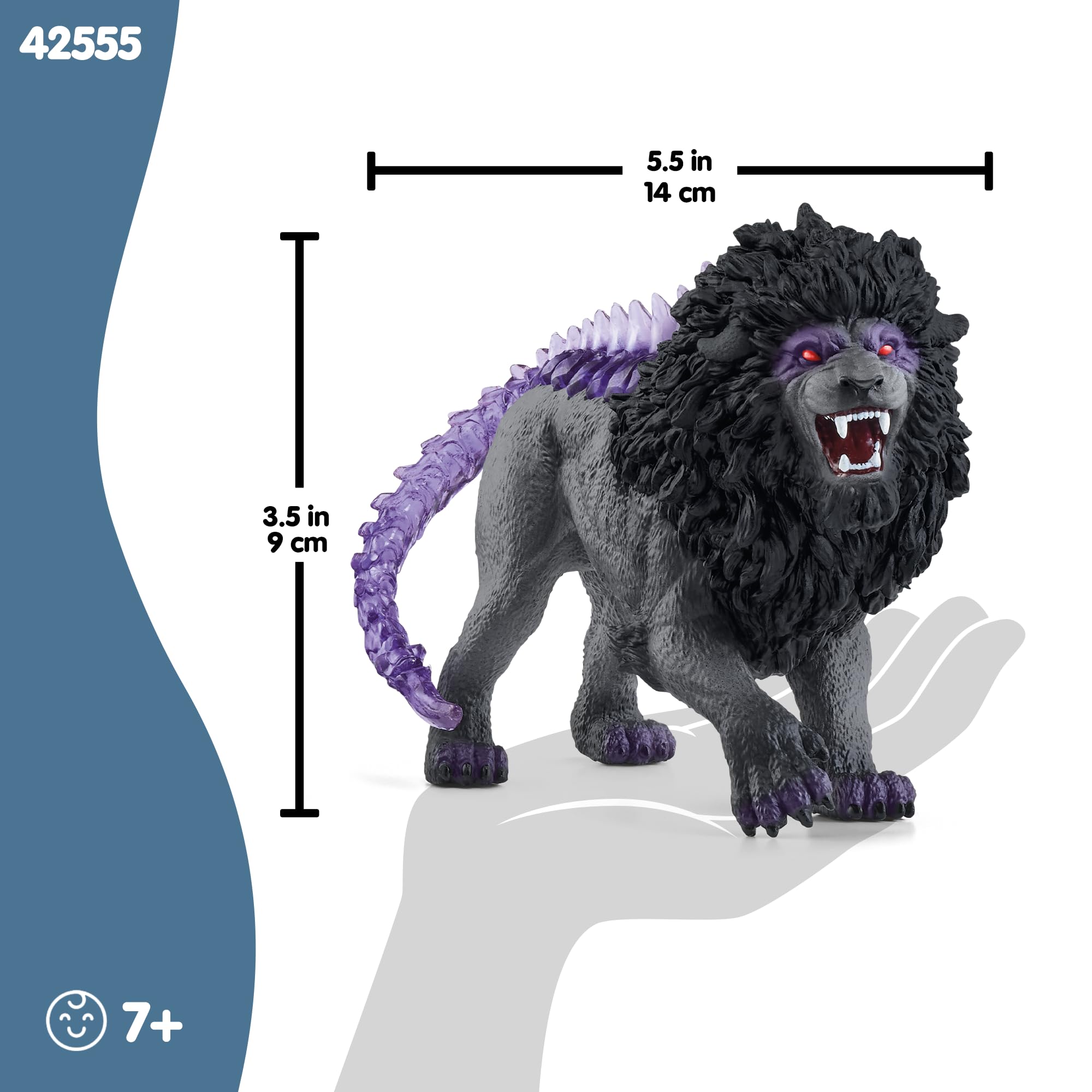Schleich Eldrador Shadow World Shadow Lion Figurine