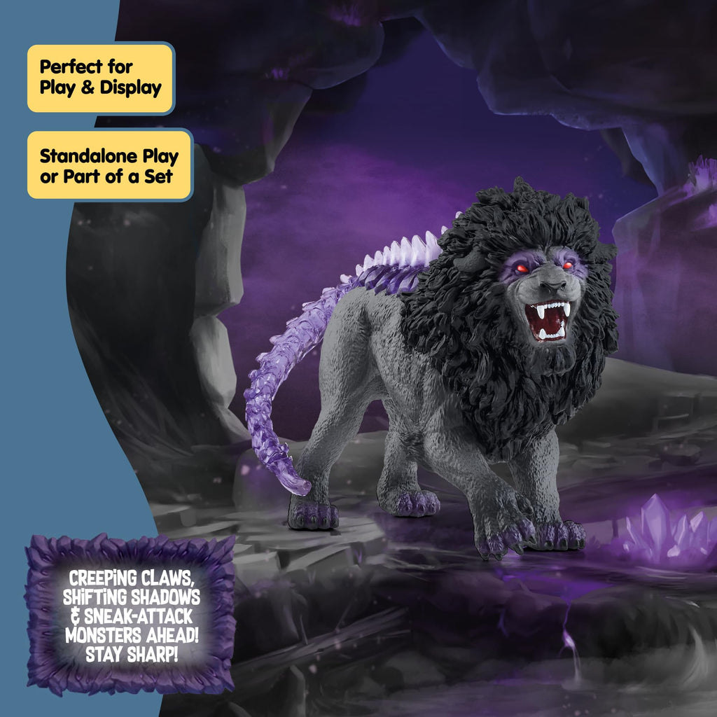 Schleich Eldrador Shadow World Shadow Lion Figurine