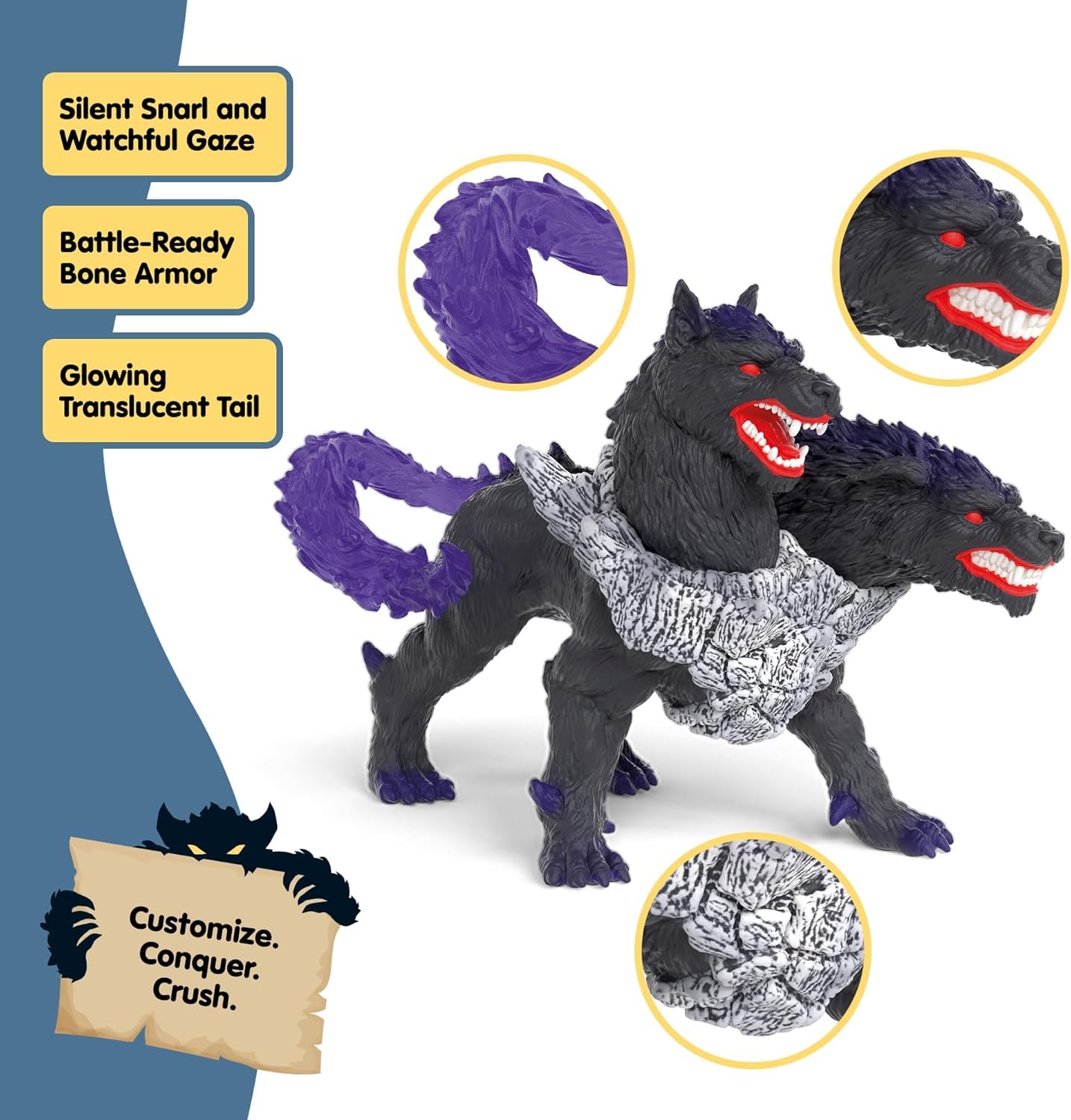 Schleich Eldrador Battle Caves Arena Lava Vs Shadow Playset Fire Bull and Shadowhound Included