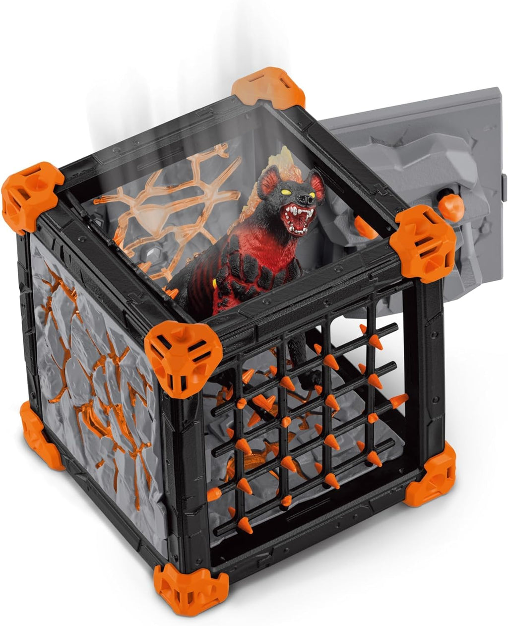 Schleich Eldrador Lava World Cave Of The Lava Hyena Playset